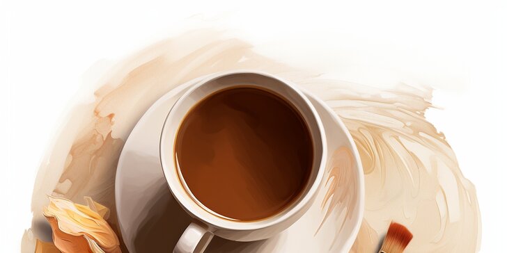 Kurz malování kávou: vytvořte něco krásného netradiční metodou