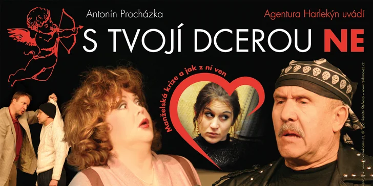 Divadlo Gong: vstupenka na představení S tvojí dcerou ne!