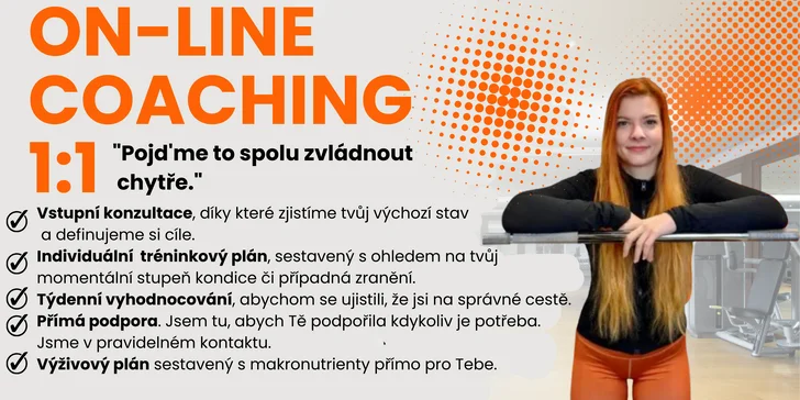 Cvičte efektivně: tréninkový plán na míru na 1 až 6 týdnů, nebo měsíc s online fitness trenérkou