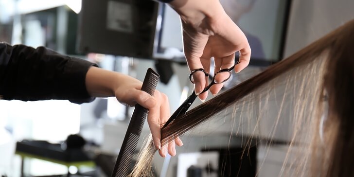 Dámský střih vlasů v salonu Beauty Time pro všechny délky vlasů