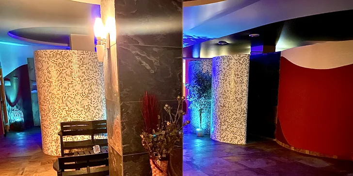 Hodina relaxace: velký saunový svět s 10 druhy saun, vířivkami a intimní atmosférou