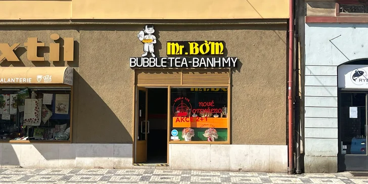 Vietnamská bageta dle výběru s ovocným nebo mléčným čajem