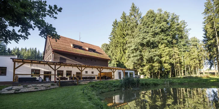 Pobyt v jižních Čechách: snídaně či polopenze i vstup do privátního wellness