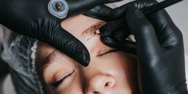 Permanentní make-up obočí PhiBrows: metoda vláskování i stínování