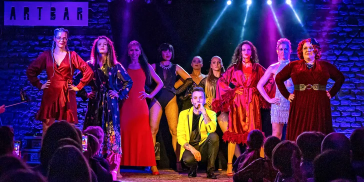Vstup na halloweenskou kabaretní show BUBR: 28. 10. 2023, welcome drink, fire show i burlesky
