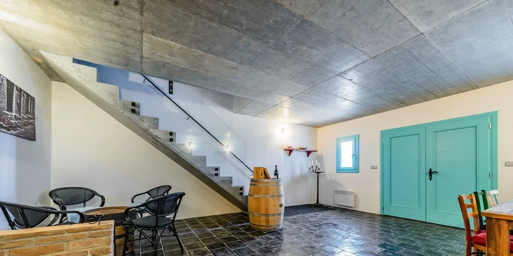 Dovolená v blízkosti Pálavy: apartmán s vinným sklípkem i pobyt degustací pro 2 osoby
