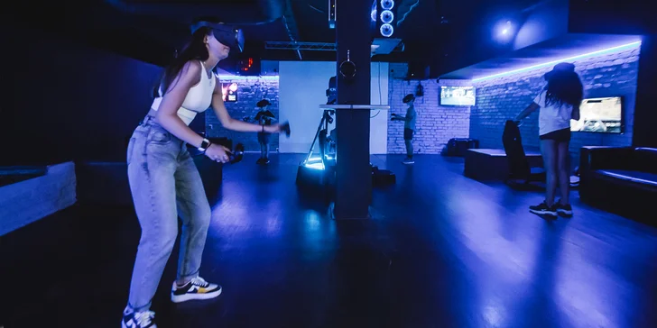 Virtuální realita v centru Brna: 30–60 minut hry pro jednoho i dva pařany