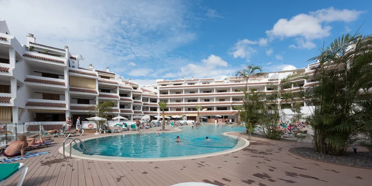 Apartmány na Tenerife: 200 m na pláž, neomezeně bazén a vířivka