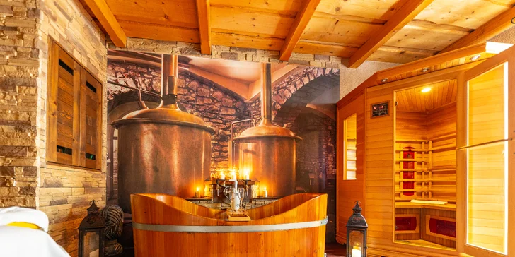 3 hodiny blaha pro dva: párová masáž, aroma sauna, koupel i občerstvení