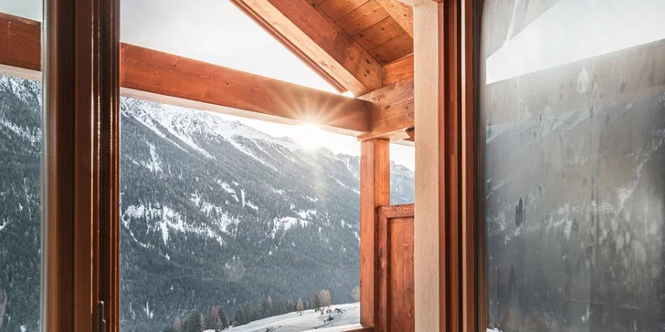 Dovolená v srdci Dolomit: pobyt s polopenzí i relaxem v sauně a parní lázni
