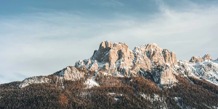 Dovolená v srdci Dolomit: pobyt s polopenzí i relaxem v sauně a parní lázni