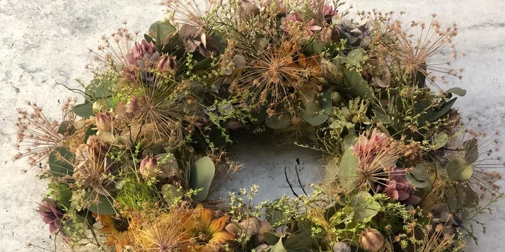 Staňte se floristkou: odpolední a celodenní floristické kurzy dle výběru