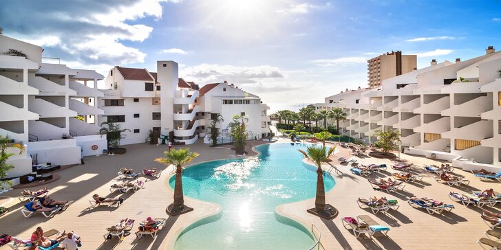 Apartmány na Tenerife: 200 m na pláž, neomezeně bazén a vířivka