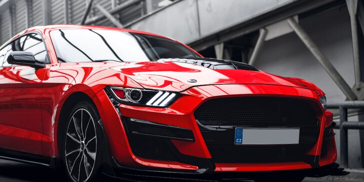 Brutální jízda v Mustangu GT Shelby paket: až 24 hodin včetně dálniční známky
