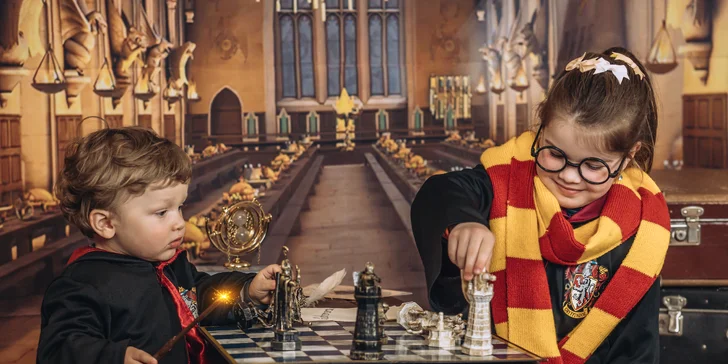 Zážitkové focení ve stylu Harryho Pottera: scény z nástupiště 9 a 3/4 i Zapovězeného lesa