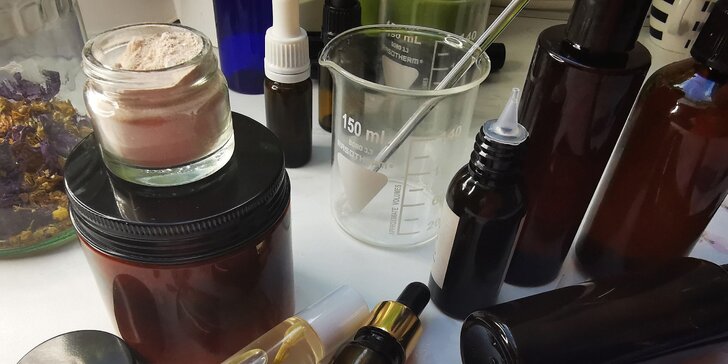 Workshop výroby přírodní kosmetiky: odličovač, peeling, sérum i parfém a mnoho dalšího