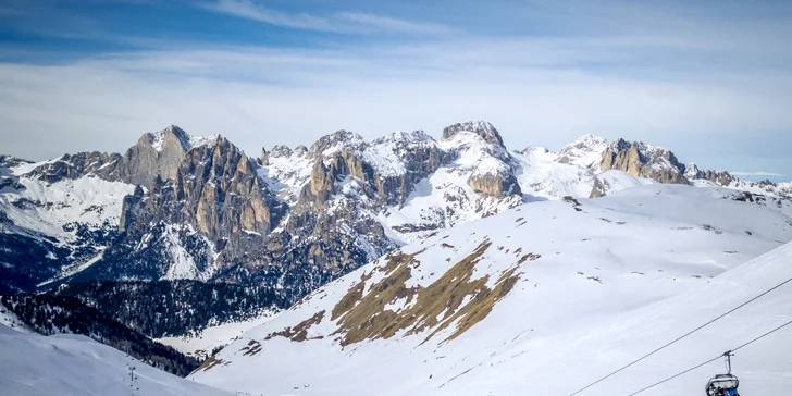Dovolená v srdci Dolomit: pobyt s polopenzí i relaxem v sauně a parní lázni