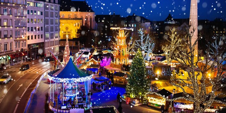 Adventní výlet do Lucemburku: autobusem s průvodcem, prohlídka města a hradu, vánoční trh