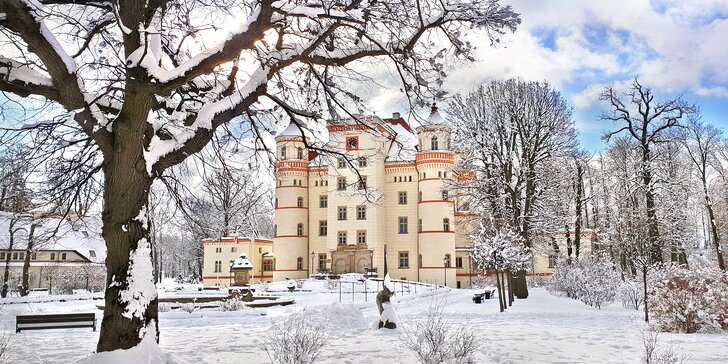 Jedinečný wellness pobyt na zámku Wojanów na polské straně Krkonoš