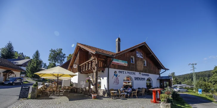 Rodinný penzion na Šumavě: snídaně, možnost večeře o 3 až 4 chodech