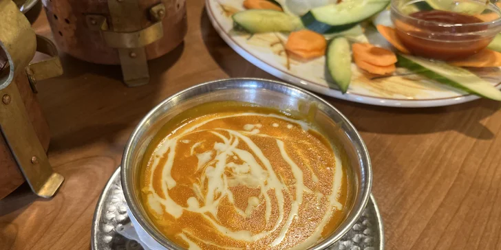 3chodové menu pro 2 osoby v originální nepálské a indické restauraci
