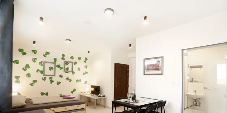 Relaxační pobyt v apartmánu: wellness se saunami a vířivkou i snídaně