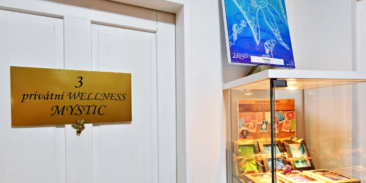 120–180 minut v privátním wellness Mystic pro pár i 2–4 kamarádky