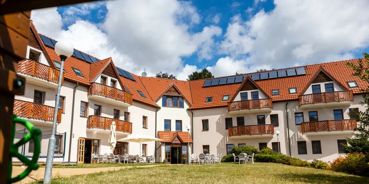 Krásný hotel v Krušných horách: neomezený wellness, polopenze a zábava
