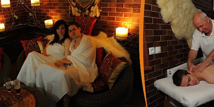 Valentýn velkolepě – staroruská sauna a olejová masáž pro dva
