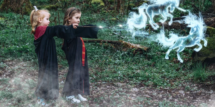Zážitkové focení ve stylu Harryho Pottera: scény z nástupiště 9 a 3/4 i Zapovězeného lesa