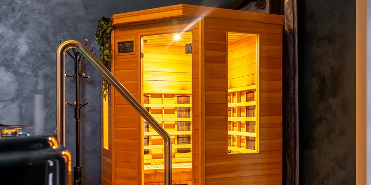 2 hodiny relaxace v privátním wellness i se sektem a občerstvením pro 2 osoby