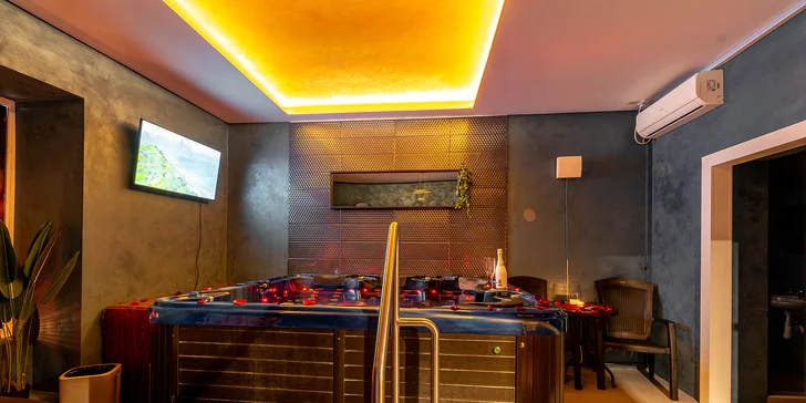 2 hodiny relaxace v privátním wellness i se sektem a občerstvením pro 2 osoby
