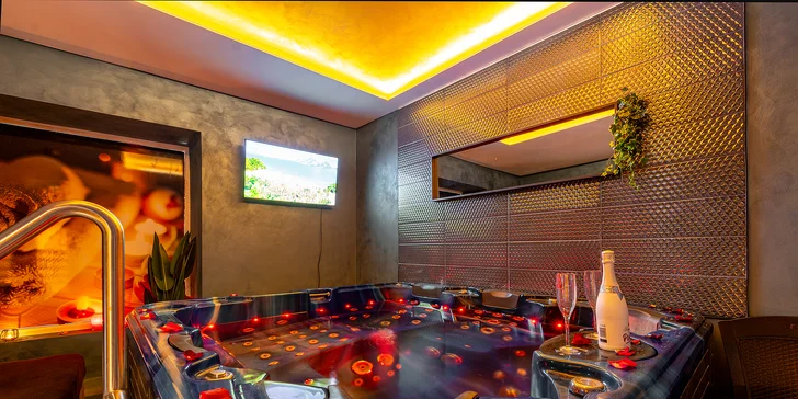 2 hodiny relaxace v privátním wellness i se sektem a občerstvením pro 2 osoby