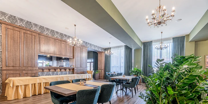 Pobyt s polopenzí v krásném prostředí Ondavské vrchoviny: moderní hotel, výjimečná gastronomie
