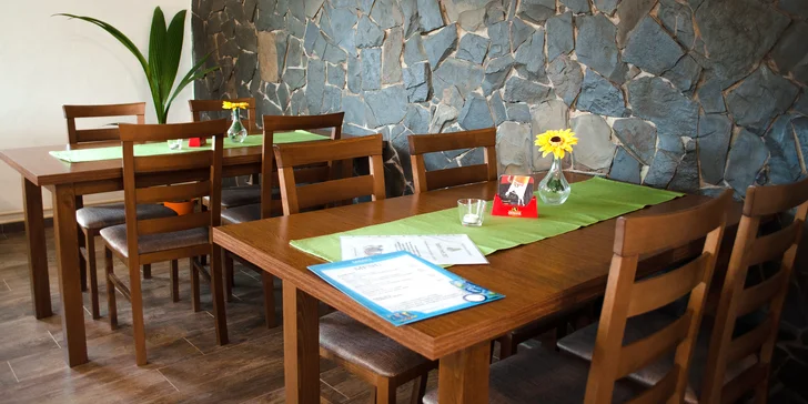 200g steak z vepřové kýty, hranolky a tatarka u Čochtana