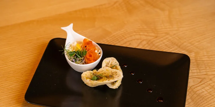 Pětichodové menu i wellness v horském hotelu Brans pro 2 osoby