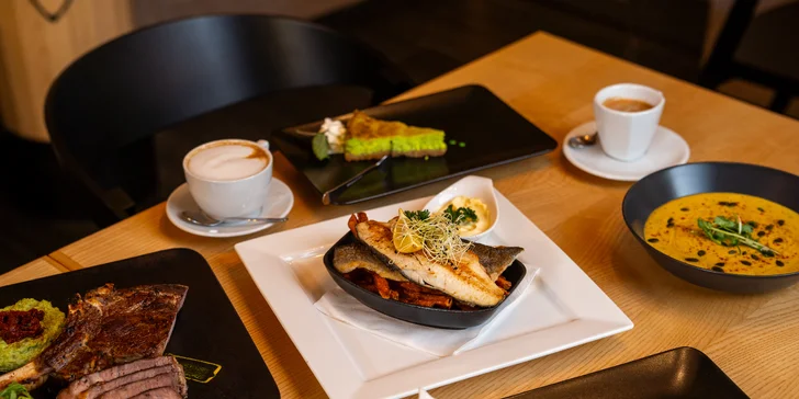 Pětichodové menu i wellness v horském hotelu Brans pro 2 osoby