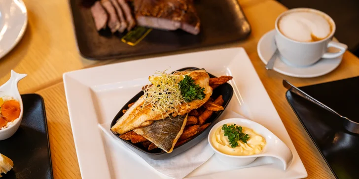 Pětichodové menu i wellness v horském hotelu Brans pro 2 osoby