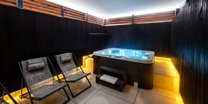 Pětichodové menu i wellness v horském hotelu Brans pro 2 osoby
