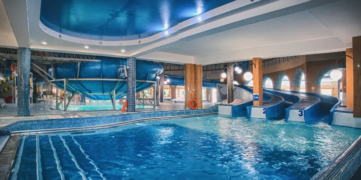 Rodinný pobyt u Mazurských jezer: hotel s aquaparkem, polopenze či plná penze a zábava pro děti