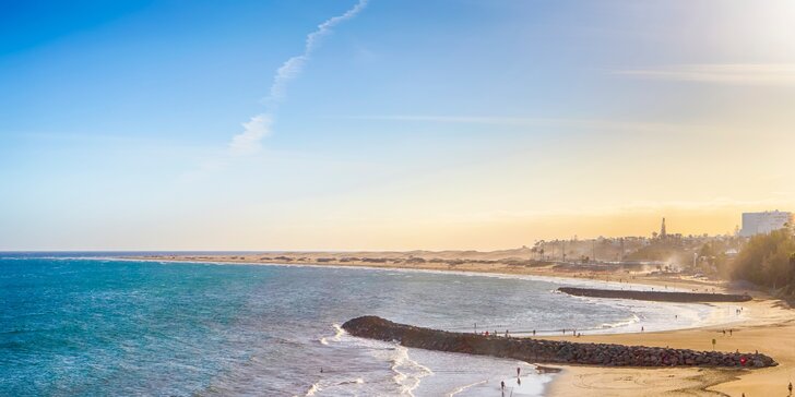 Zimní dovolená u moře: hotel na Gran Canaria jen 3 minuty pěšky od písečné pláže, all inclusive, dítě zdarma
