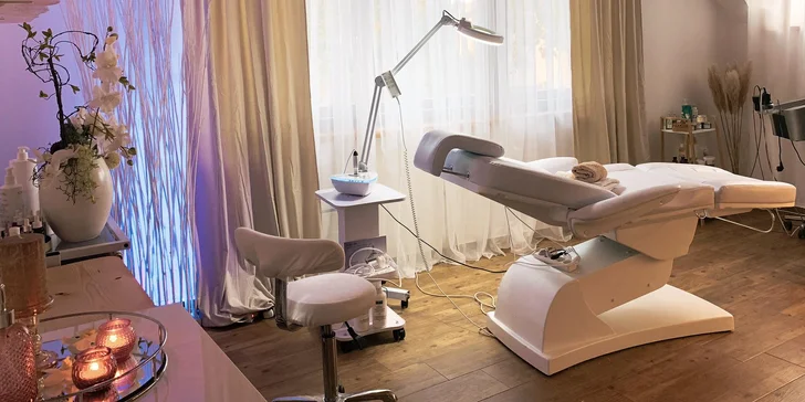 Omlazení pleti: kosmetické ošetření, radiofrekvence, úprava obočí, péče o ruce a chromoterapie