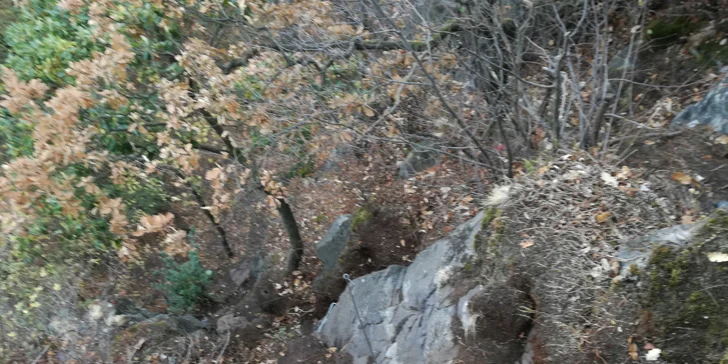 Via Ferrata: zajištěná cesta Lužická spojka - Vaňov s překvapením pro jednoho, dva i tři lezce