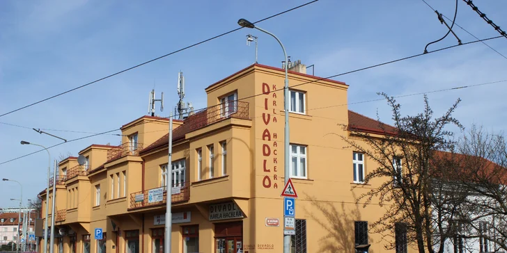 Vstupenka na divadelní představení Pařížanky v Divadle Karla Hackera