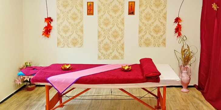 Antistresová, čínská či ajurvédská masáž i balíček pro ženu či masáž pro pár
