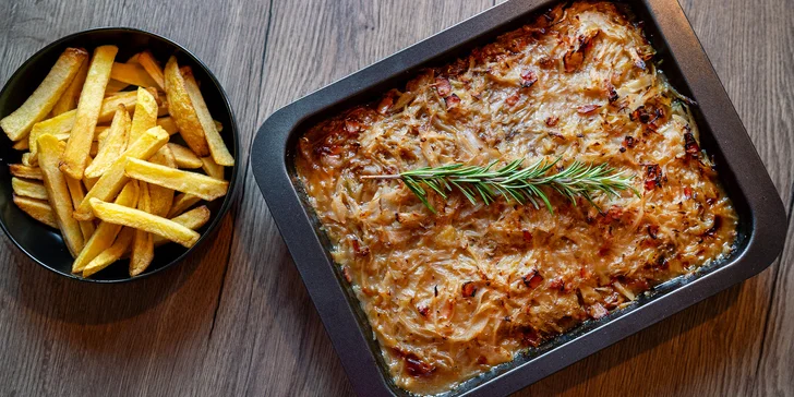 Pivní menu pro 2 nebo 4 chlapy: pivo z Heřmanického pivovaru a pivní sekaná