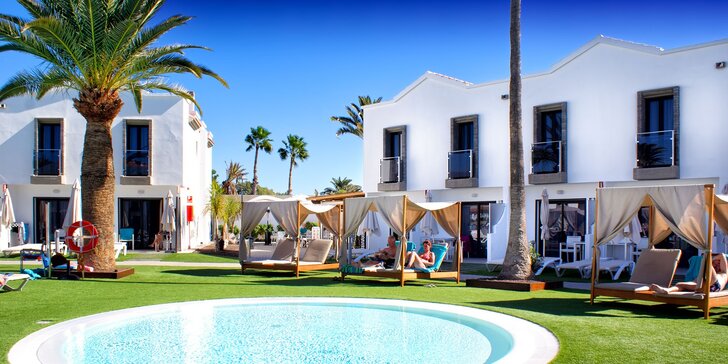 Gran Canaria: adult only, moderní bungalov i venkovní vyhřívané bazény