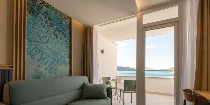 Bosna a Hercegovina: hotel Sunce Neum 100 m od moře, bazén a polopenze či plná penze