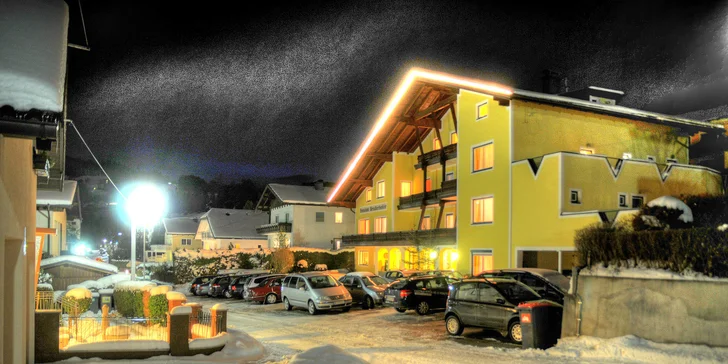 Lyžařský pobyt v rakouských Alpách: polopenze a skipas na celou dobu
