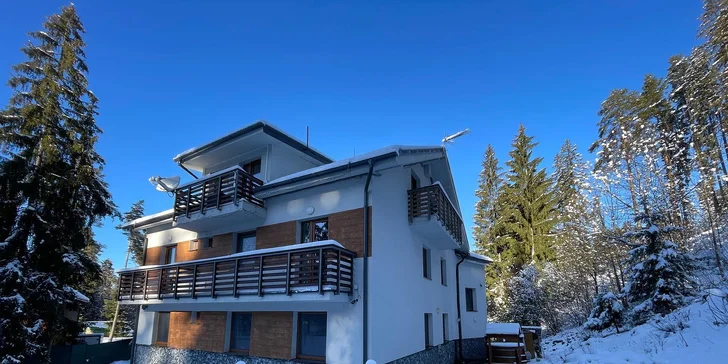 Pobyt v apartmánu nebo studiu v NP Nízké Tatry: finská káď, infrasauna